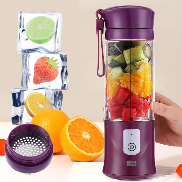 Portable Blender, Cordless, Personal Blender-for Shakes & Smoothies, BPA Free, Leakproof, USB-C Rechargeable,