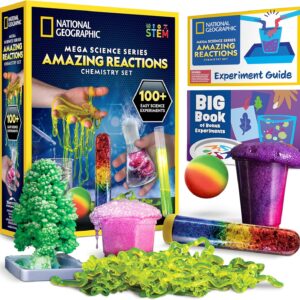 NATIONAL GEOGRAPHIC Amazing Chemistry Set - Chemistry Kit with 100+ Science Experiments