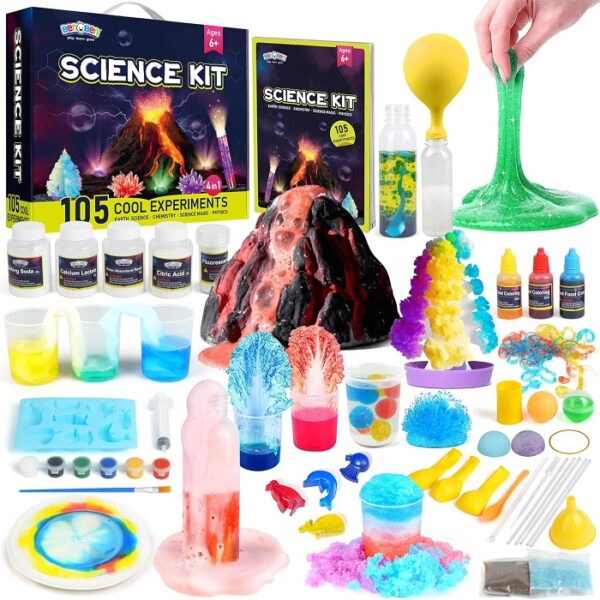 Science Kit for Kids, 105 Science Lab Experiments, STEM Project Educational Toy
