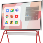 Vibe S1 4K UHD Smart Board, 55 Inch Digital Whiteboard for Office and Classroom, Electronic Presentation Meeting Device for Hybrid Work, Interative Touchscreen Display, Chrome OS and 250+ Free Apps